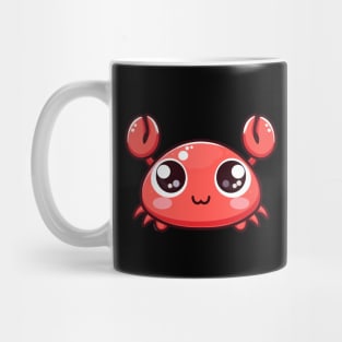 Cute Vectoral Crab Face Mug